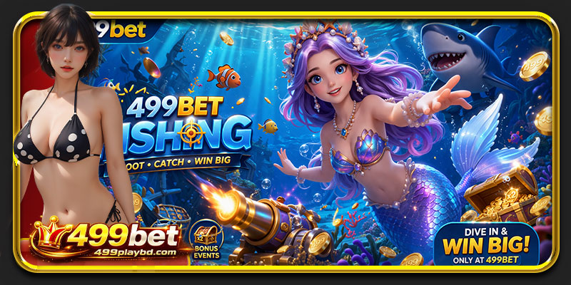 499bet fishing arcade game interface with ocean creatures