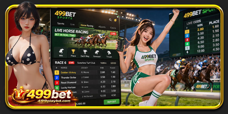 499bet sports horse racing betting odds live race market interface